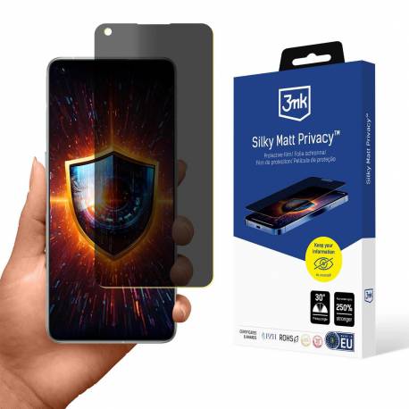Folia Ochronna Prywatyzująca Matowa 3Mk Silky Matt Privacy Na Realme Gt 2 Pro