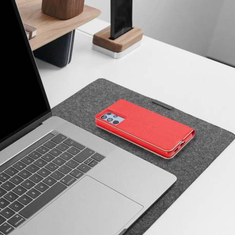 Kabura Luna Book Gold Do Xiaomi Redmi Note 14 5G Czerwony