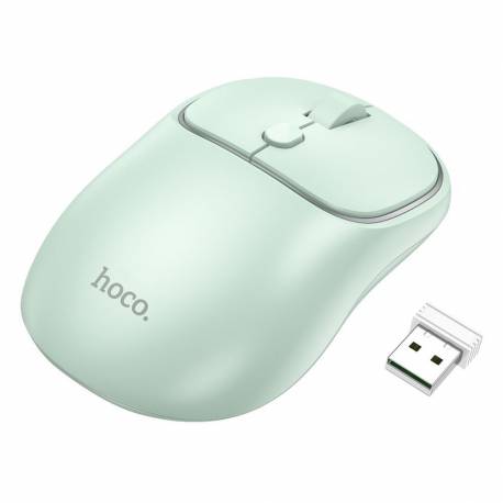 Hoco Mysz Komputerowa Bezprzewodowa 2,4G 1600 Dpi Gm25 Zielona