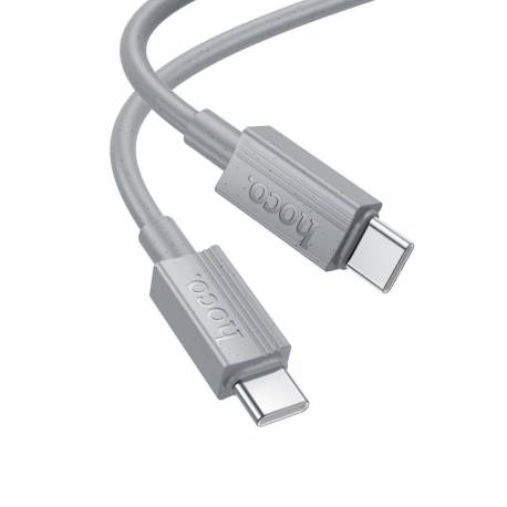 Hoco Kabel Typ C Do Typ C 3A 60W X107 1 M Szary