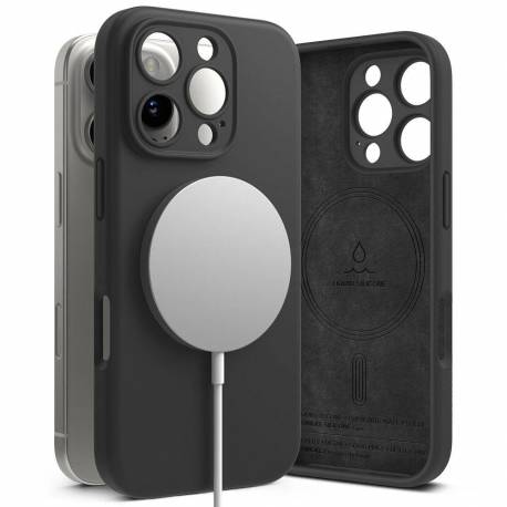 Etui Ringke Silicone Magsafe Na Iphone 16 Pro - Czarny