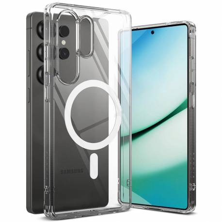 Etui Ringke Fusion Magsafe Na Samsung Galaxy S25 Ultra - Przezroczysty