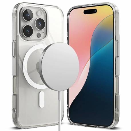 Etui Ringke Fusion Magsafe Na Iphone 16 Pro - Przezroczyste