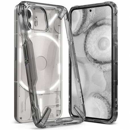 Etui Ringke Fusion X Na Nothing Phone 2 - Czarny Dymny