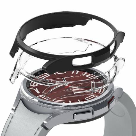 Etui Ringke Slim 2-Pack Na Samsung Galaxy Watch 6 Classic 43 Mm - Czarny I Przezroczysty