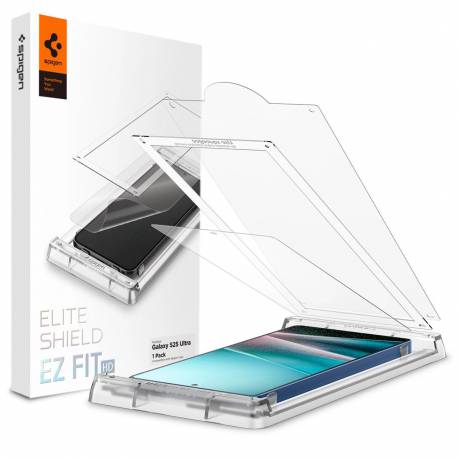 Szkło Hybrydowe Spigen Elite Shield Ez Fit Na Samsung Galaxy S25 Ultra - Przezroczyste