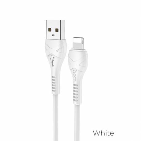 Hoco Kabel Usb Do Iphone Lightning 8-Pin Cool Power X37 1 Metr Biały