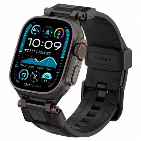 Spigen Futerał Durapro Armor Do Apple Watch 6/7/8/9/10/se/ultra 1/2 (44/45/46/49 Mm) Black