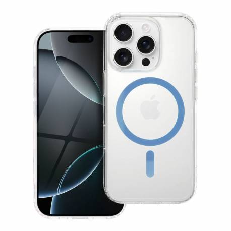 Drop Glue Colorful Ring Mag Cover Kompatybilny Z Magsafe Pasuje Do Iphone 11 Pro Max Jasny Niebieski