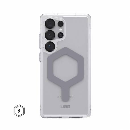 Uag Urban Armor Gear Futerał Plyo Pro Z Wbudowanym Modułem Magnetycznym Do Samsung S25 Ultra 5G Ice / Silver