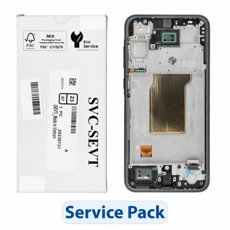 Servicepack Wyświetlacz Lcd Do Samsung A35 5G A356B Gh82-34221A Czarny / Granatowy