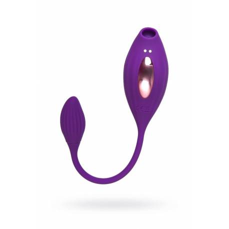 Jos Vacuum Clitoris Stimulator Ginny, Silicone, Purple, 31 Cm