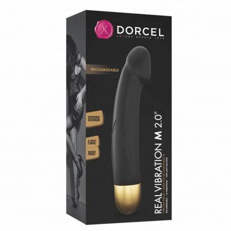 Real Vibration M Black & Gold 2.0 - Rechargeable