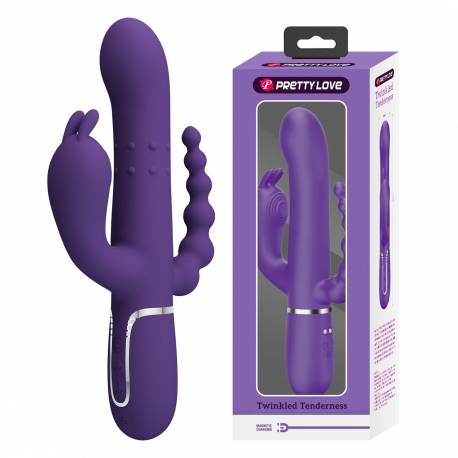 Pretty Love - Cammy Dark Purple, Twinkled Tenderness, 7 Thumping Functions 7 Vibration Functions 4 Rolling Functions