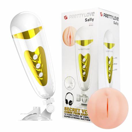 Pretty Love -Sally, 12 Vibration Functions Sex Talk Suction Base