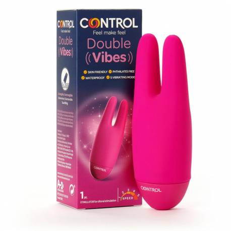 Control Double Vibes - Masażer Króliczek