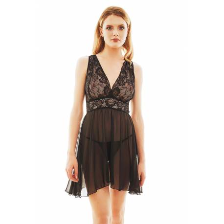 Margaritha Black Chemise S/m