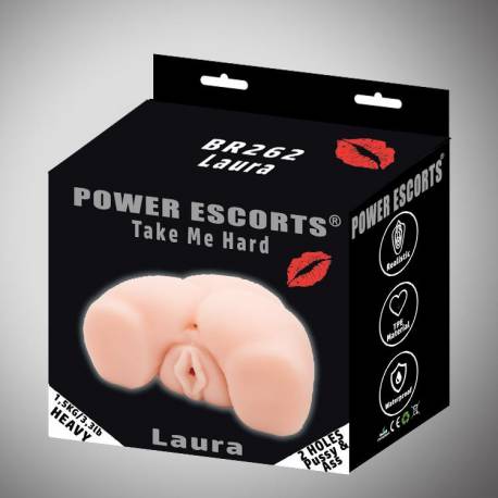 Masturbator-Take Me Hard Laura-Pussy & Ass Masturbator 1,55Kg Flesh