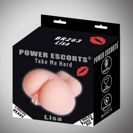 Masturbator-Take Me Hard Lisa-Pussy & Ass Masturbator 900Gr Flesh