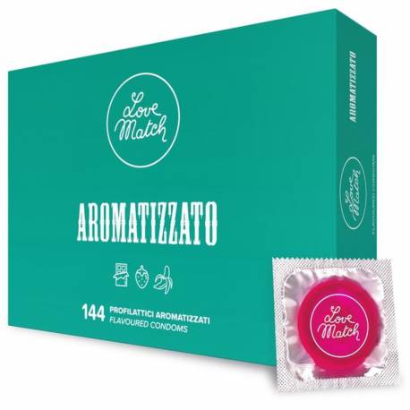Prezerwatywy-Love Match Arromatizato - 144 Pack