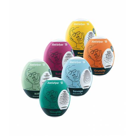 Masturbator-Eggs (Set Of 6)