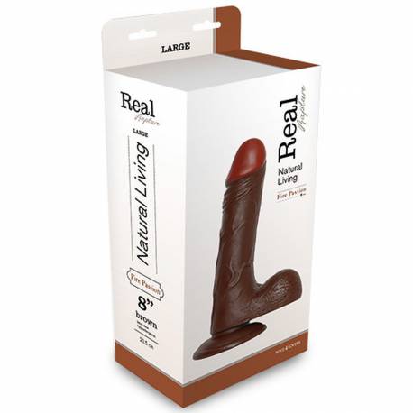 Dildo-Realistic Dildo Real Rapture Brown 8
