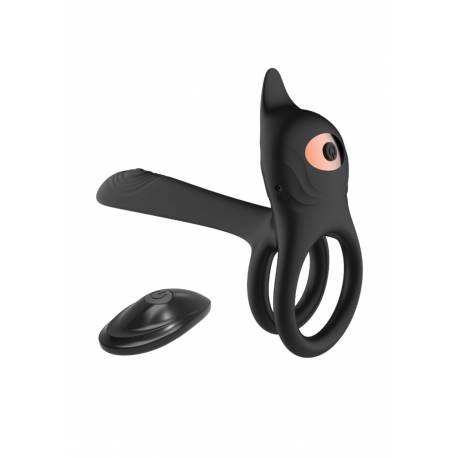 Stymulator - Double Vibrating Ring - Usb 10 Functions / Remote Control