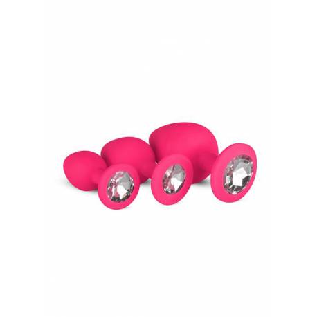 Plug-Diamond Plug Set-Pink