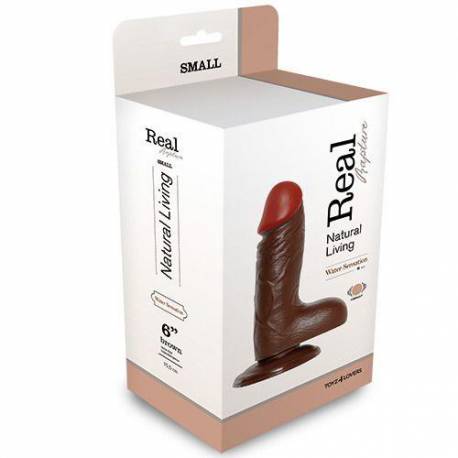 Wibrator-Realistic Vibrator Real Rapture Brown 6
