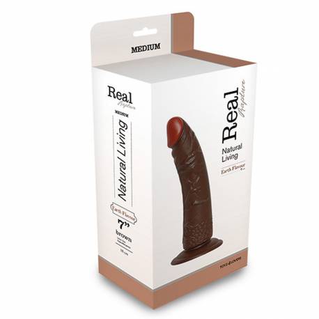 Dildo-Realistic Dildo Real Rapture Brown 7