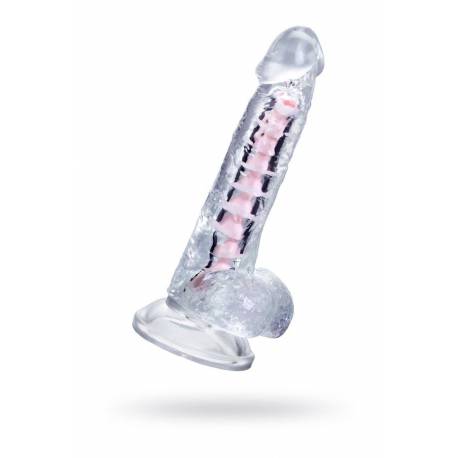 Flexible Dildo A-Toys Paret, Transparent, 18 Cm