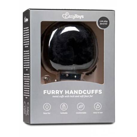 Kajdanki-Furry Handcuffs - Black