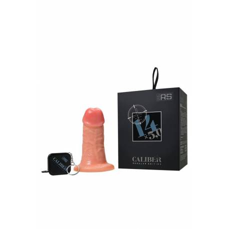 Realistic Dildo Caliber 14/5 , Pvc, Flesh, Length 14Cm, Diameter 5Cm