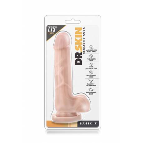 Dr. Skin Realistic Cock Basic 7 Flesh