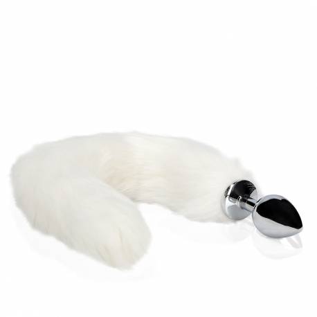 Fox Tail With Metal Butt Plug