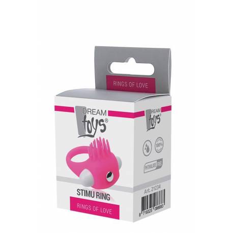 Rings Of Love Silicone Stimu Ring Pink