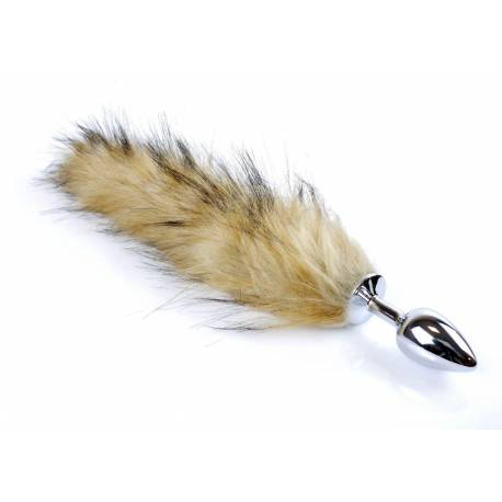Plug-Fox Tail- Brown Xl