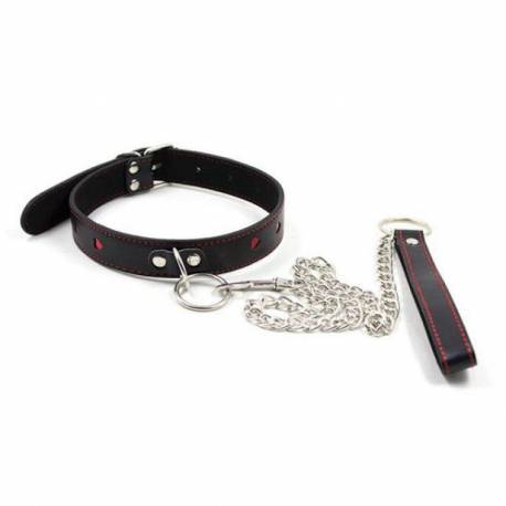 Easy Collar Leash Black