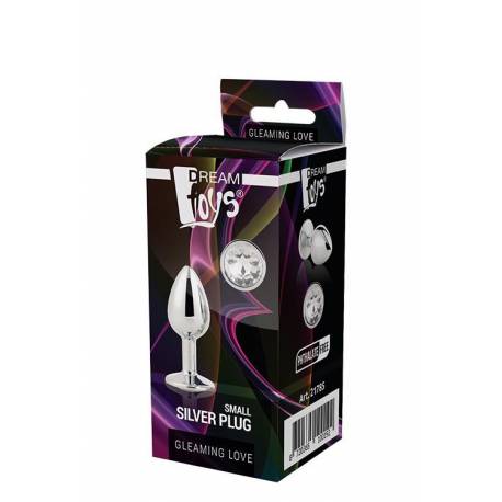 Gleaming Love Silver Plug Small