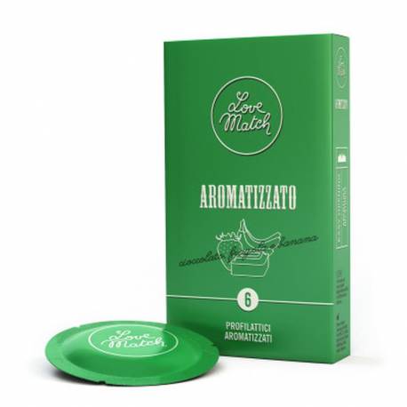 Prezerwatywy-Love Match Arromatizato - 6 Pcs Pack