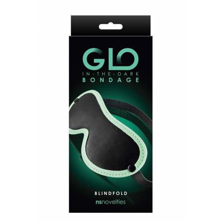 Glo Bondage Blindfold Green