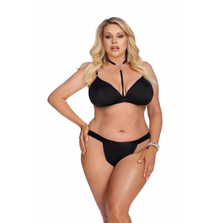 Laura Set Xxl+ (Komplet Biustonosz+Stringi/set Bra+Thongs)