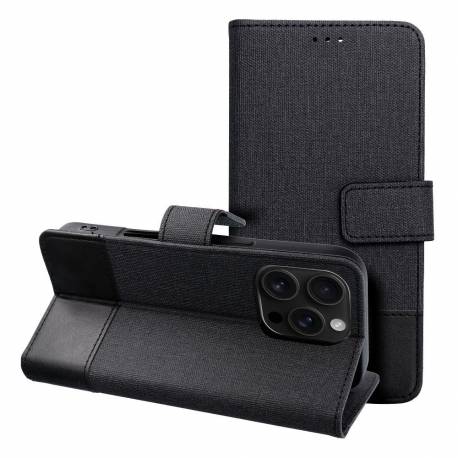 Kabura Gomma Book Do Samsung S25 Edge Czarny