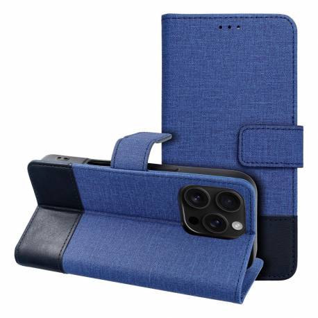 Kabura Gomma Book Do Samsung S25 Edge Niebieski