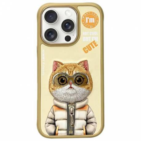 Nimmy Futerał Cool&cute 2.0 Cat Do Iphone 16 Pro Max Khaki