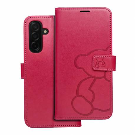 Kabura Mezzo Book Do Samsung A26 5G Teddy Bear Magenta