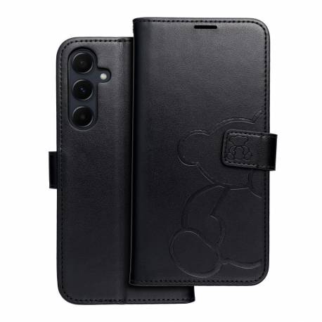 Kabura Mezzo Book Do Samsung A55 5G Teddy Bear Czarny