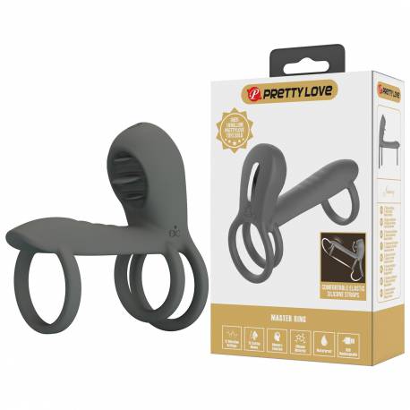 Pretty Love - Master Ring, 12 Vibration Functions 12 Licking Settings Memory Function