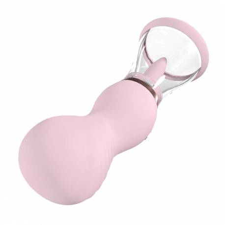 Sensual - Rechargeable Vulva And Breast Pump - Pink