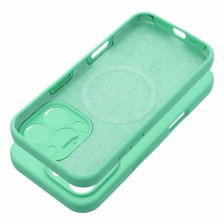 Futerał Silicone 2Mm Do Iphone 16 Pro Max Kompatybilny Z Magsafe Miętowy